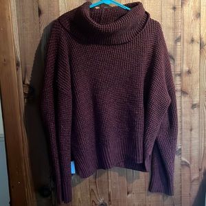 Maroon Turtle neck sweater, size XL